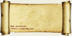 Jesenka Hajdeman vizit kartica